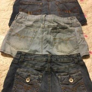 MUDD Jeans Shorts 3 pair